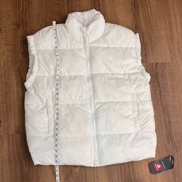 NEW Free People Movement White In A Bubble Puffer Vest Jacket - Picture 12 of 14